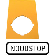 Eaton - Bezeichnungsschild für Befehlsgeräte NOT-AUS-Schild M22-XZK-NL99 NOODSTOP − 10 Stück