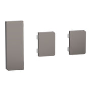 Merten - Abdeckung/Bedienelement für Installationsschalterprogramme Tastsensor 3f MEG6193-6050 Nickelmetallic