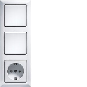 Eltako - Abdeckrahmen 3-fach-Rahmen R3-al aluminium