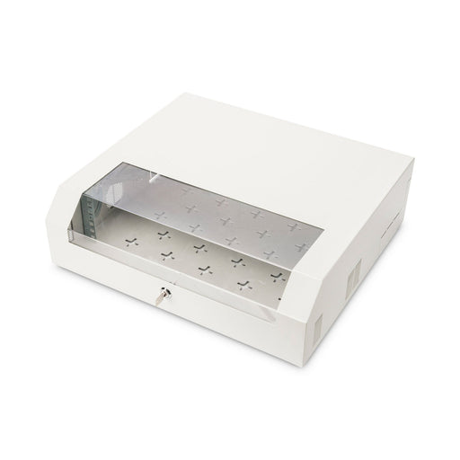 DIGITUS - Netzwerk-/Serverschrank Soho Slim Wandgehäuse 3HE DN-19 04U-PB 497x140x475mm
