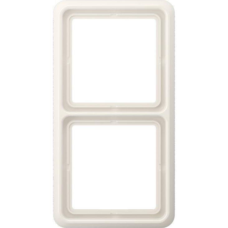 Jung - Abdeckrahmen Rahmen 2-fach ws CD 582 WU W waage/senkrecht