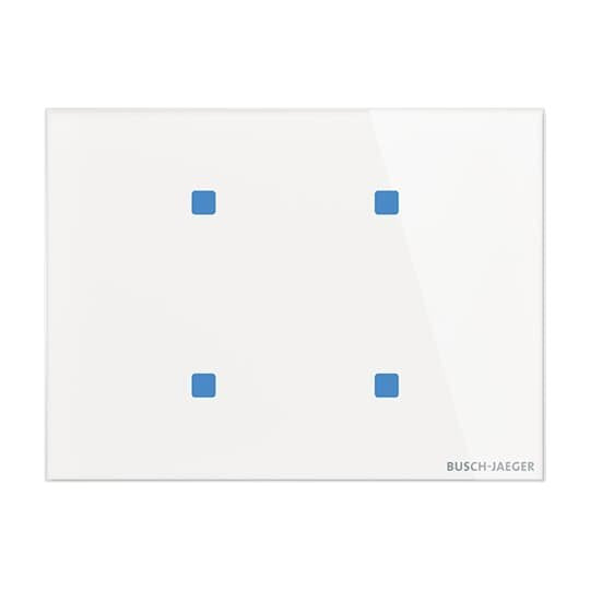 Busch-Jaeger - Bussystem-Tastsensor Touch-Bedienelement TB/U4.8.11-CG 4-fach