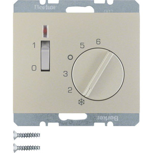 Berker - Raumthermostat Raumtemperaturregler 24 V 20317104 mit Öffner, Zentrals