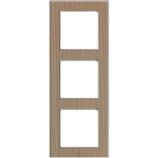 Peha - Abdeckrahmen Rahmen 3-fach D 20.673.201.022 Holz eiche-rws