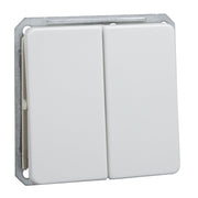 Elso - Installationsschalter Doppelwechselschalter rw 211664 mit Wippe