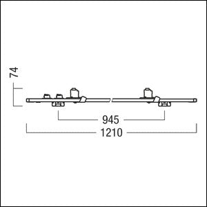 Zumtobel - Elektrisches Zubehör/Ersatzteile für Leuchten Adapter LINCOR 1210 TECTON A