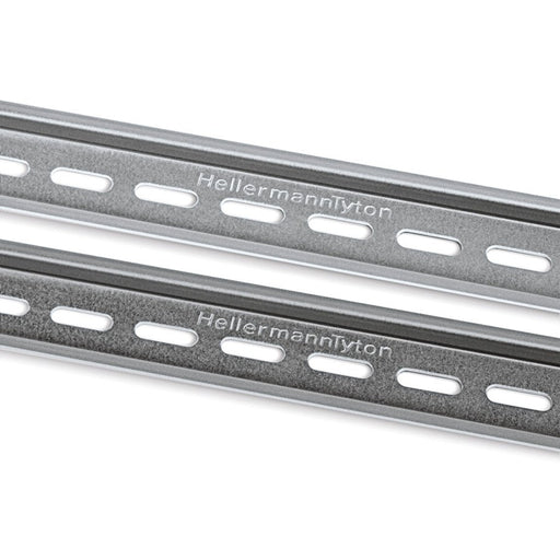 HellermannTyton - Tragschiene DELTA2F weiss Chrom 100m − 100 Meter