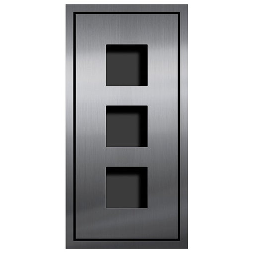 TCS Tür Control - Montageelement für Türstation Inputzmontageset ZAU2063-0030 3 AMI-Modul, 1-spal