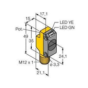 Turck - Lichttaster energetisch Opto Sensor QS18VN6WQ8 Lichttaster − 1 Stück