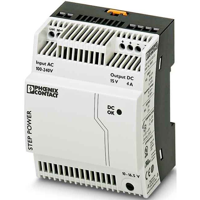 Phoenix Contact - Gleichstromversorgung Stromversorgung STEP-PS/ 1AC/15DC/4 Ausg. 15VDC/4A