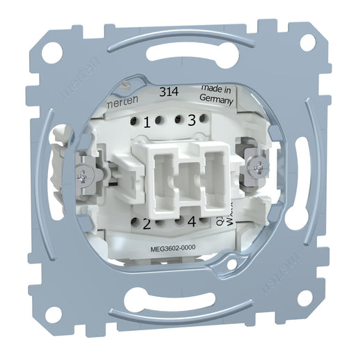 Merten - Installationsschalter Aus-Kontrollschalter-Eins. MEG3602-0000 2-pol.16AX 250VAC