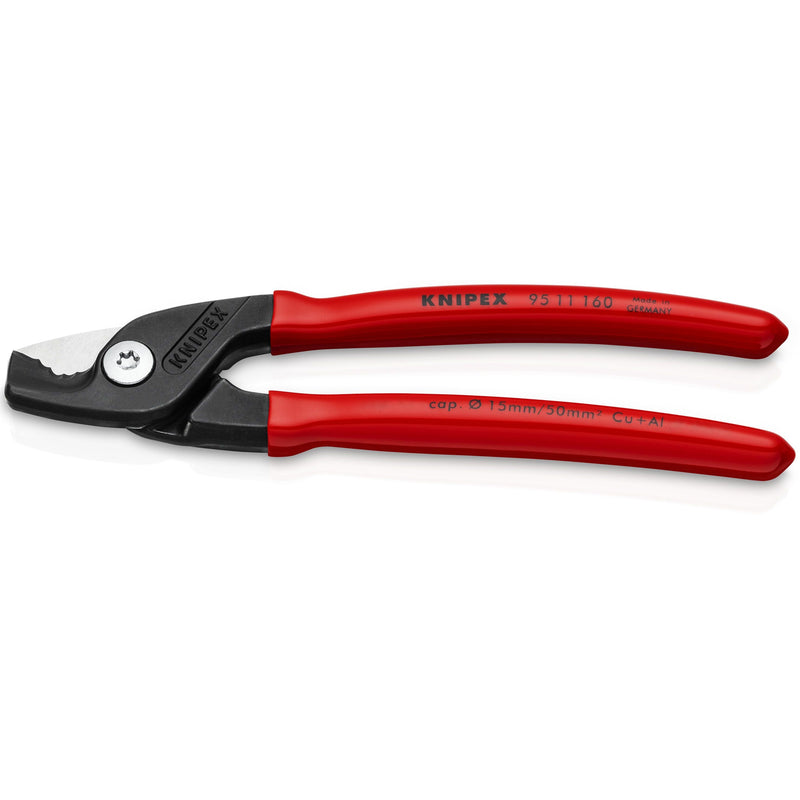 Knipex - Kabelschere StepCut Kabelschere 95 11 160 SB − 1 Stück