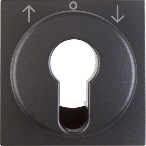 Berker - Abdeckung/Bedienelement für Installationsschalterprogramme Zentralstück anth 15061606