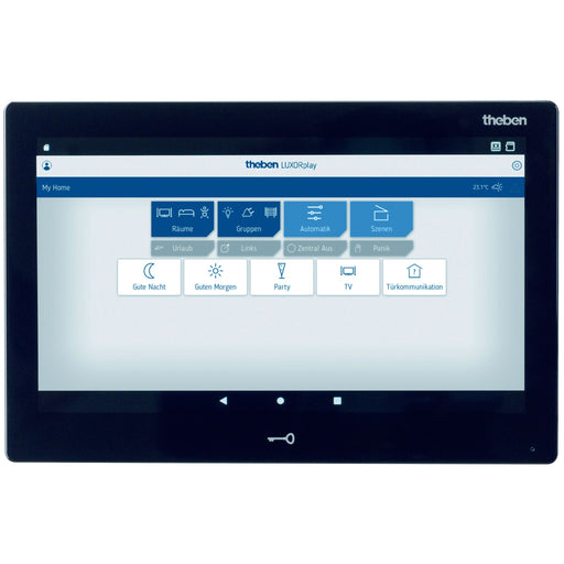 Theben - Monitor für Türkommunikation Steuerzentrale/Display LUXORliving CP10 BK schwarz − 1 Stück