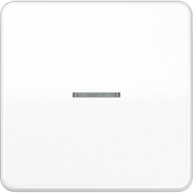 Jung - Abdeckung/Bedienelement für Installationsschalterprogramme Wippe Lichtleiter aws CD 590 KO5 WW für Taster