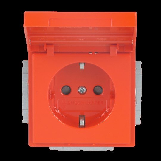 Busch-Jaeger - Steckdose SCHUKO Steckdosen-Einsatz 20 EUKNB-14-82 orange RAL2004