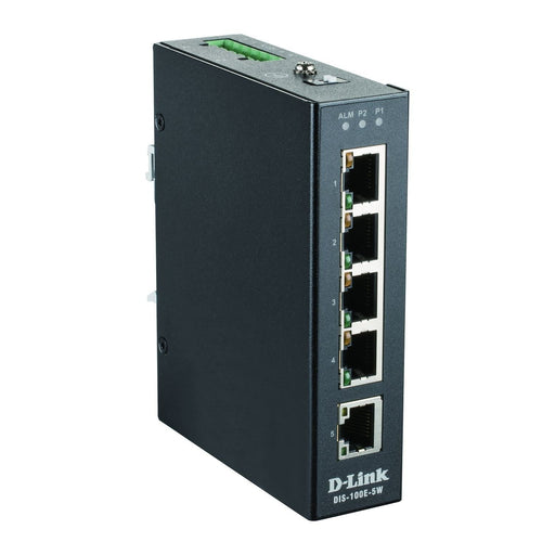 DLink - Netzwerk Switch Fast Ethernet Ind.Switch DIS-100E-5W 5-Port Layer2 unma