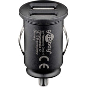 Goobay - Universal-Ladegerät Dual USB-KFZ-Ladegerät 44177 2.4A