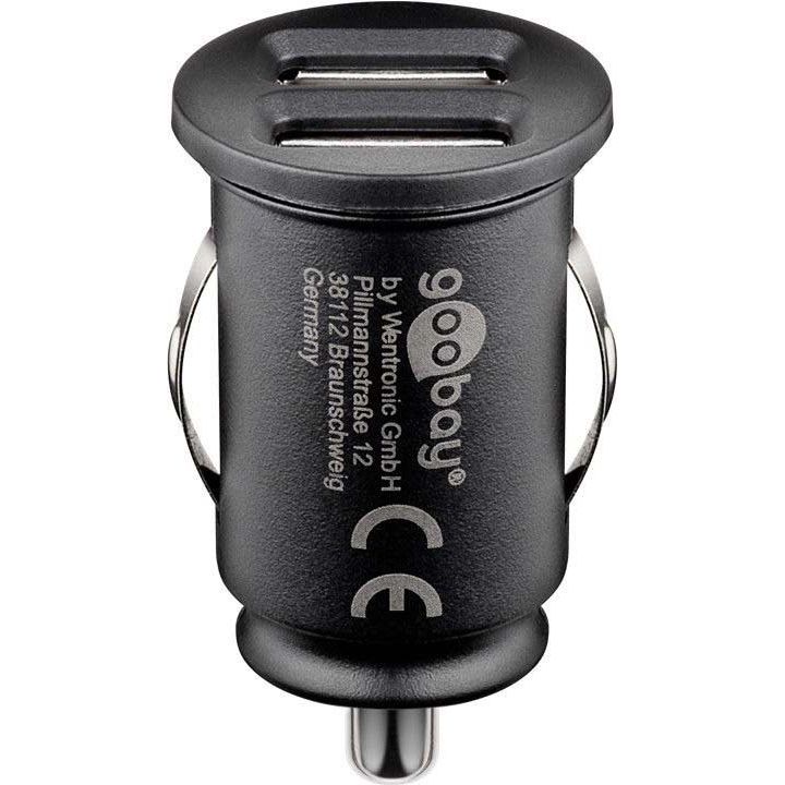 Goobay - Universal-Ladegerät Dual USB-KFZ-Ladegerät 44177 2.4A