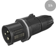 Walther Werke - CEE-Stecker (IEC 60309) CEE NEO Stecker FW211305SK 16A 3P 5h IP54 − 10 Stück