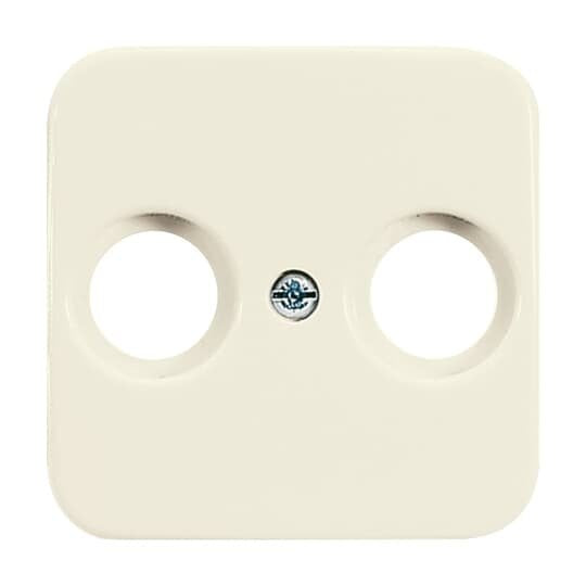 Busch-Jaeger - Einsatz/Abdeckung für Kommunikationstechnik Zentralscheibe ws 2531-212 f.Antennendose 2Loch