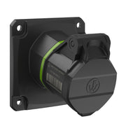 Walther Werke - CEE-Anbausteckdose (IEC 60309) CEE NEO Anbaudose FW510310SK schräg 1 6A 3P 10h