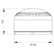 Grothe - Optisches/Akustisches Signalgerät Modul Kombileuchte LED MHZ 8931 orange