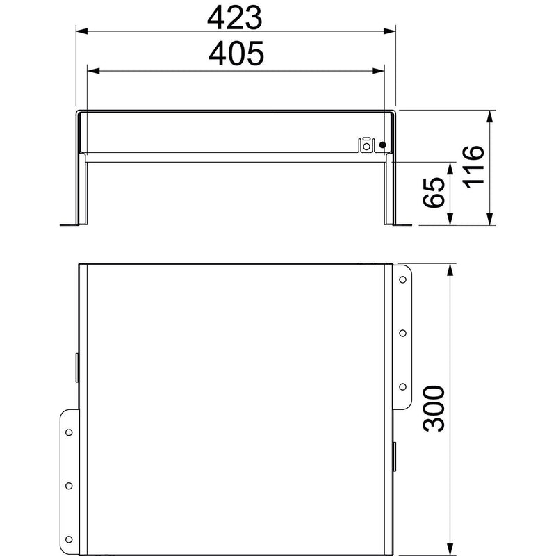 OBO Bettermann - Brandabschottung Brandschutzbox PMB 640-3 A2 dreiseitig