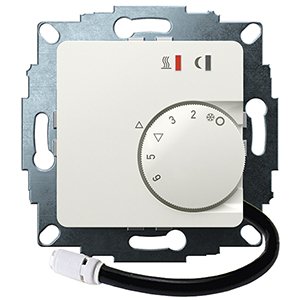 Eberle Controls - Raumthermostat/Uhrenthermostat UP-Raumregler 10-40CAC230V UTE2800-L-RAL9010G50 16A, 1 Schließer