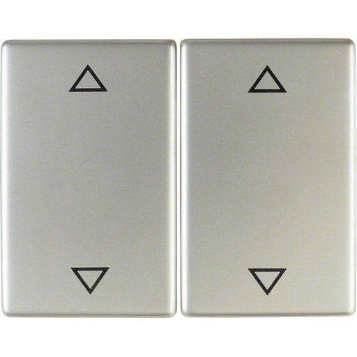 Berker - Abdeckung/Bedienelement für Installationsschalterprogramme Wippe eds 14357204 m.Symbol Pfeil