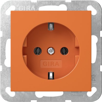Gira - Steckdose SCHUKO-Steckd. System 55 4455109 Orange