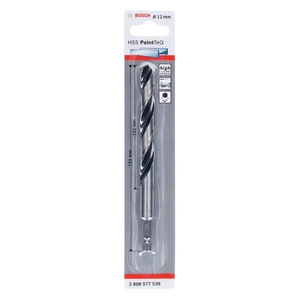 Bosch - Bohrer HSS PointTeQ 2608577539 Sechskantbohrer 12,0