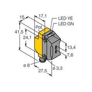 Turck - Lichtleitersensor/Lichtleiterverstärker Opto Sensor QS18VP6FPQ7 Lichtleiter