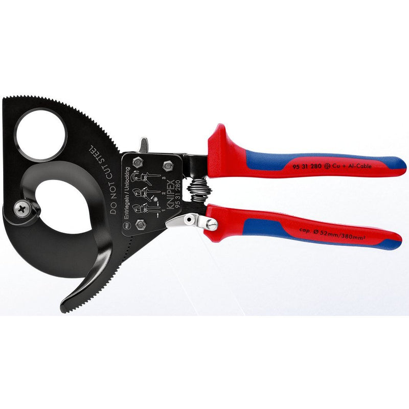 Knipex - Kabelschere Kabelschneider 95 31 280 Ratschenprinz. 280mm