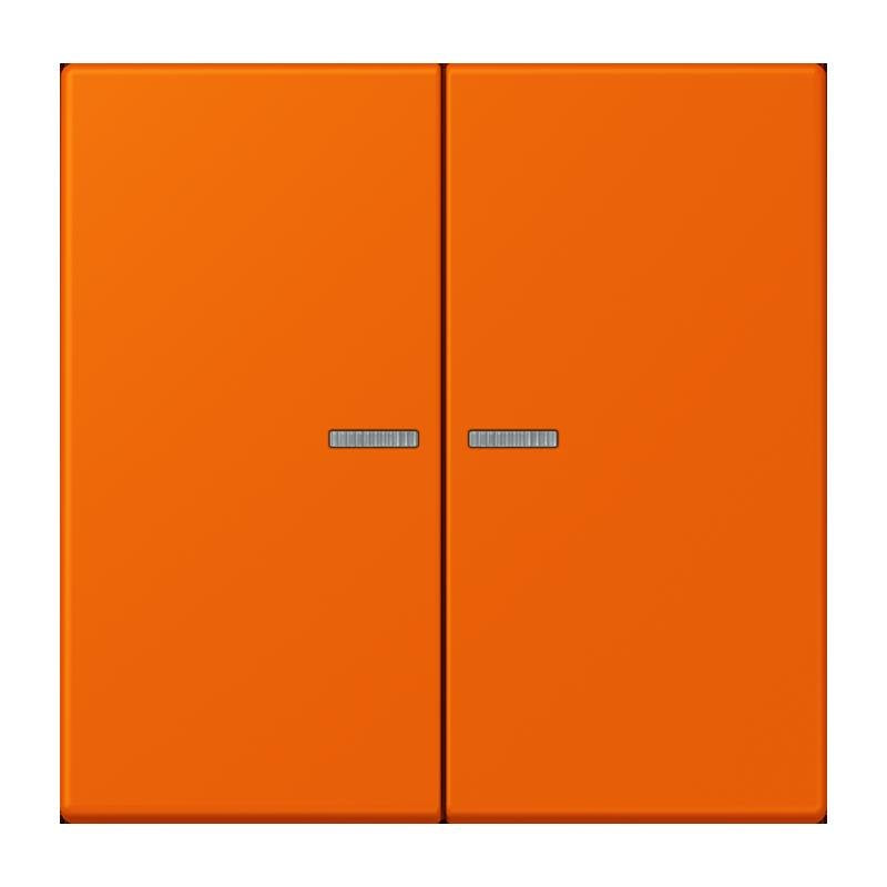 Jung - Abdeckung/Bedienelement für Installationsschalterprogramme Wippe mit Lichtleiter LC 102 KO5 224 orange