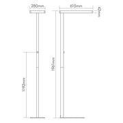 Nobile - Stehleuchte LED-Stehleuchte 1751326009 840 dimmbar