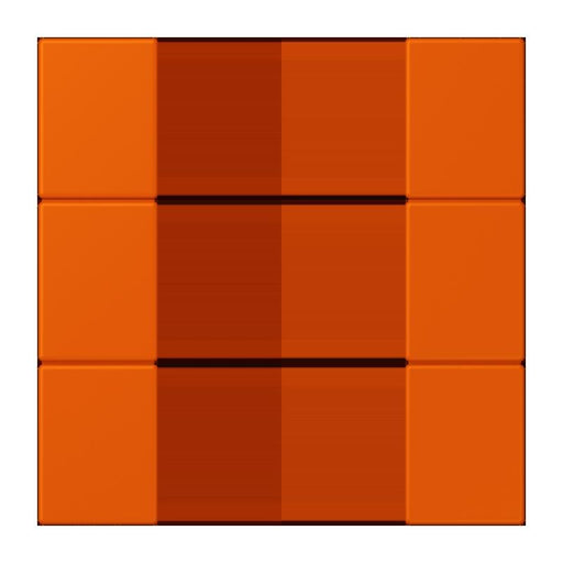 Jung - Abdeckung/Bedienelement für Installationsschalterprogramme Tastensatz 3fach LC 503 TSA 260 orange vif