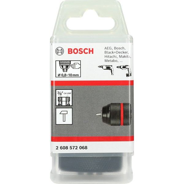 Bosch - Bohrfutter Schnellspannbohrfutter bis 2608572068 10 mm 1 - 10 mm