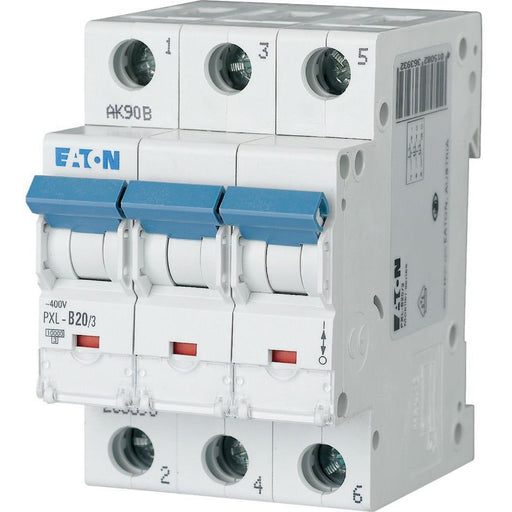 Eaton - Leitungsschutzschalter LS-Schalter m.Beschrift. PXL-D20/3 D 20A, 3p