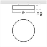 Zumtobel Group - Decken-/Wandleuchte LED-Rundleuchte ONDA2 A AV #42185443 4000K
