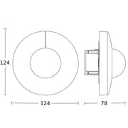Steinel - Bussystem-Bewegungsmelder Präsenzmelder IS 3360-R UP SW KNX KNX