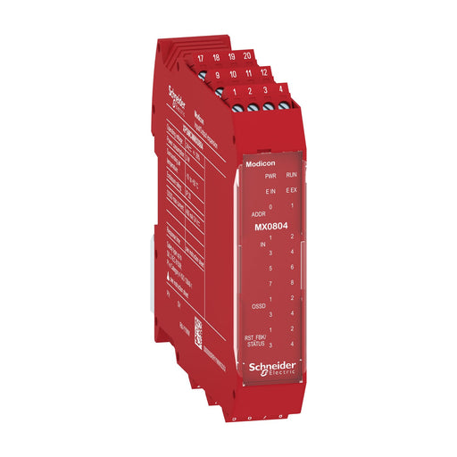 Schneider Electric - Gerät zur Überwachung von sicherheitsgerichteten Stromkreisen Gemisch. Erweiterungsmodul XPSMCMMX0804 Modicon XPSMCM 4A