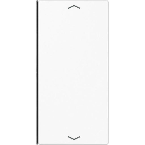 Jung - Abdeckung/Bedienelement für Installationsschalterprogramme Taste 2-fach aws LS 402 TSAP WW Symbol Auf/Ab − 1 Stück