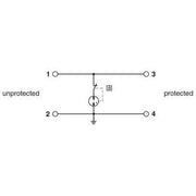 Phoenix Contact - Überspannungsableiter für Informations-/MSR-Technik Überspannungsschutzgerät 2906842