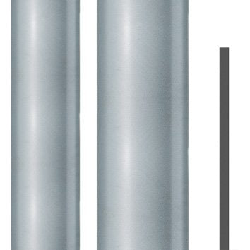 Flexa - Kunststoff-Schutzschlauch Vollkunststoffschlauch K-Schlauch AD17 grau,14x17mm − 50 Meter