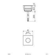 EVN Lichttechnik - Bodeneinbauleuchte LED-Bodeneinbauleuchte 444520 IP65