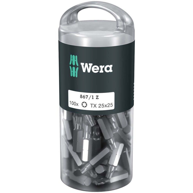 Wera - Bit-Set 6-rund Bit 072449(VE100) TX 25x25mm