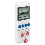 Spelsberg - CEE-Steckdosen-Kombination (IEC 60309) Steckdosenkombination, gra STK 2834-K163263 gr., IP44, 28TE