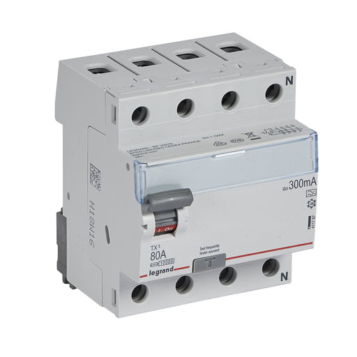 Legrand - Fehlerstrom-Schutzschalter Fehlerstromschutzschalter Legrand 411787 80A, 4-polig, 300mA