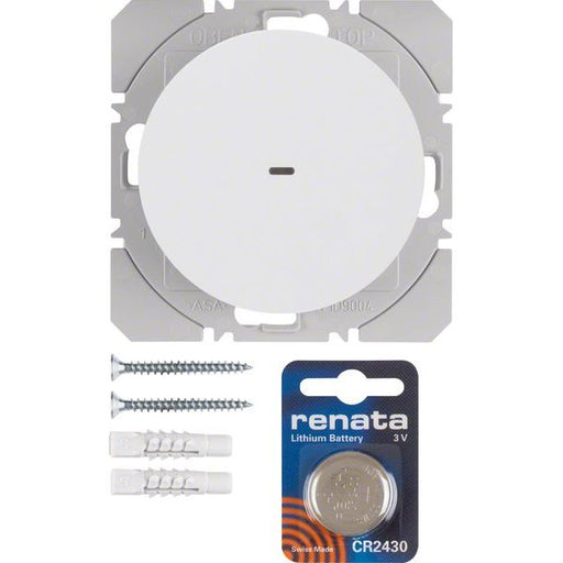 Berker - Bussystem-Hand-/Wandsender KNX-Funk Wandsender 1fach 85655239 polarweiß glänzend
